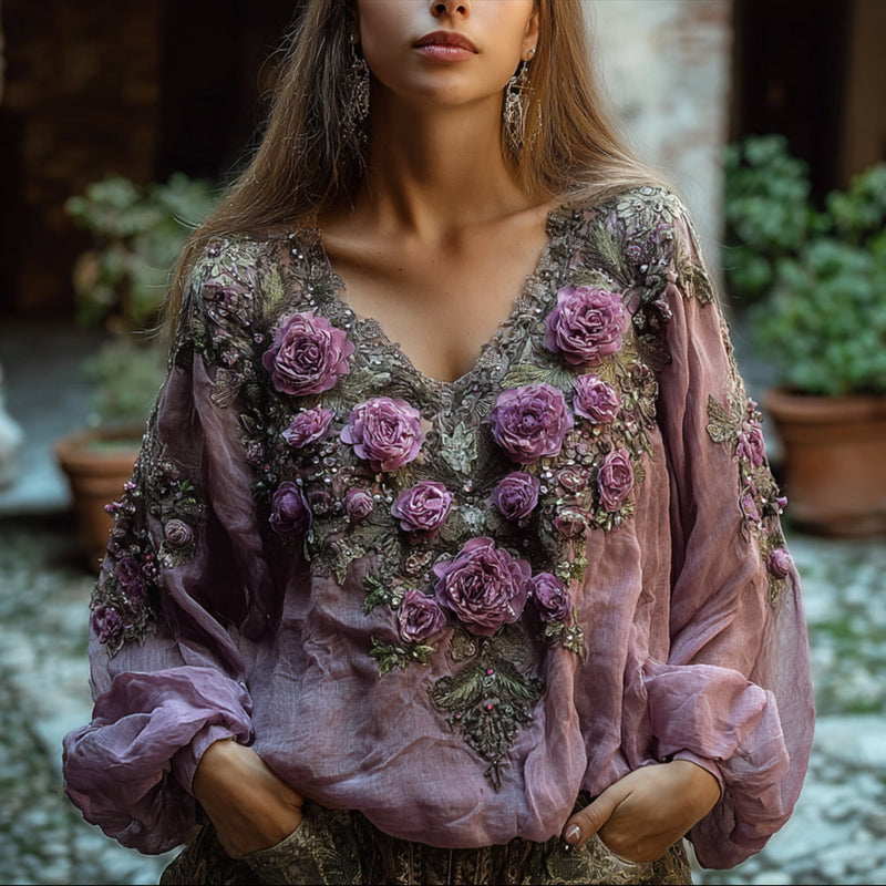 Timeless Vintage Style Top