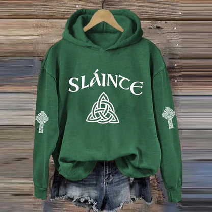 Comstylish Women's St. Patrick's Day Healthy Print Sweatshirt