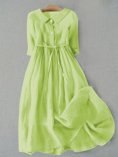 LM | Literally simple cotton dress