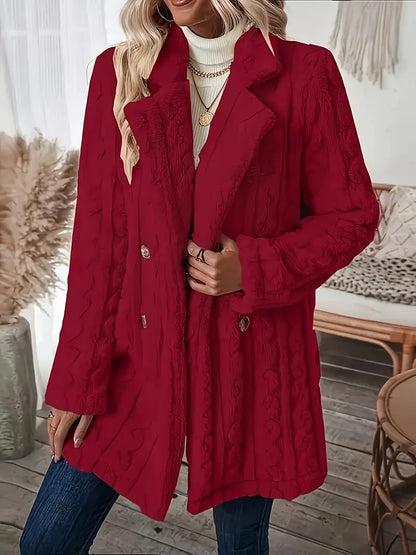 LM | Soft, single-colored, long-sleeved thermal jacket