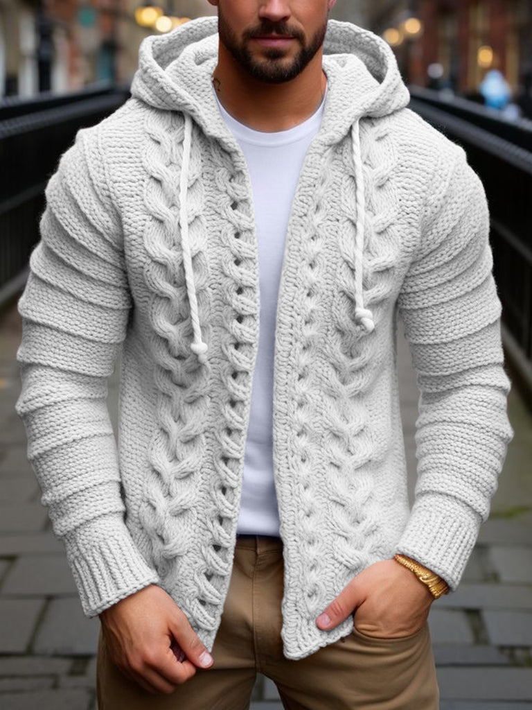 Fairman Warmth Island Jacquard Retro Buttons Sweater Cardigan elevenforest