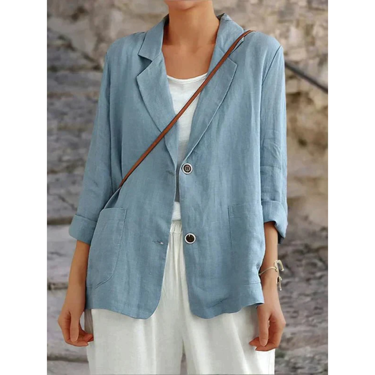 LM | Stylish linen blazer