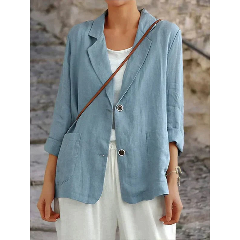 LM | Stylish linen blazer