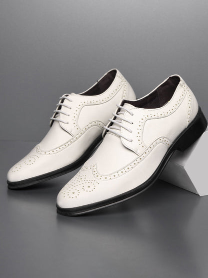Men's Classic British Brogue Leather Shoes artswardrobe