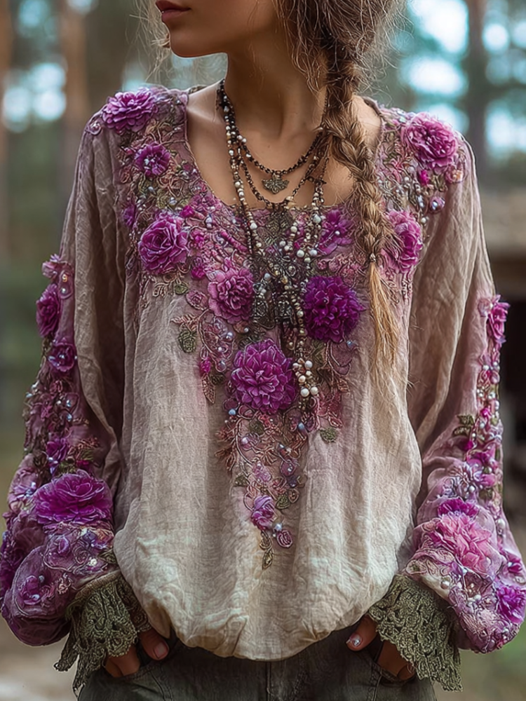 Timeless Vintage Style Top