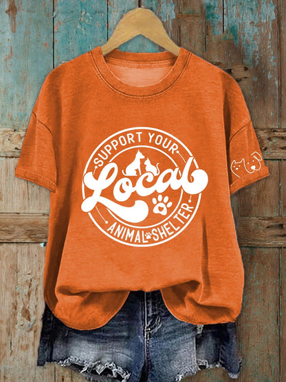 Comstylish Women's Animal Friendly T-shirts