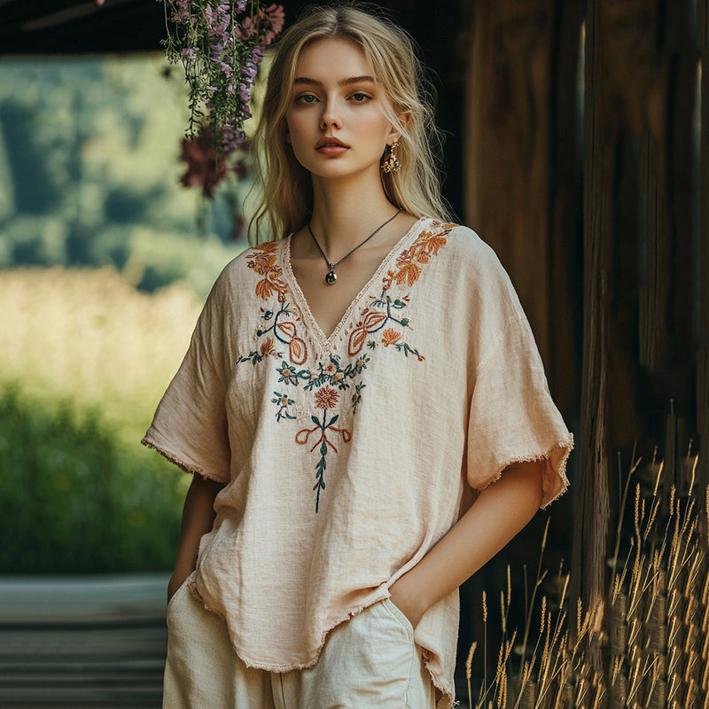 Timeless Vintage Style Top