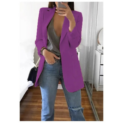 LM | Stylish pocket blazer for women