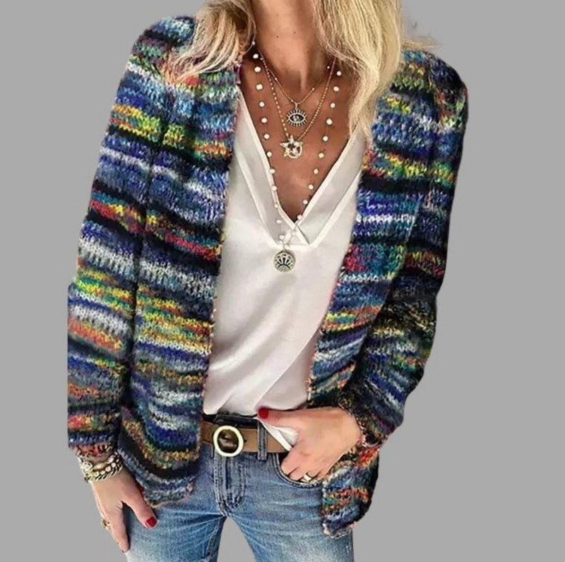 LM | multicolored, soft cardigan
