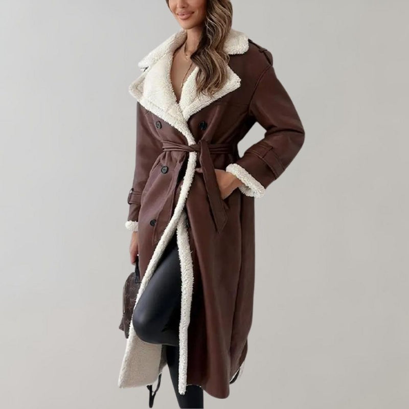 LM | elegant winter fur coat