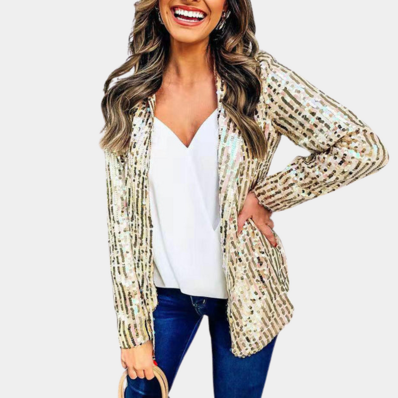 LM | Chic glitter blazer for women