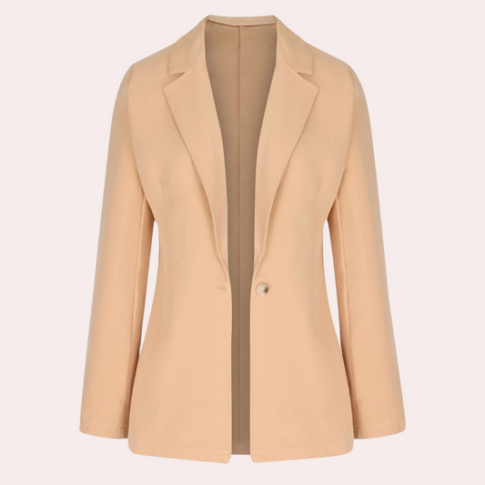 LM | Minimalist plain blazer for women