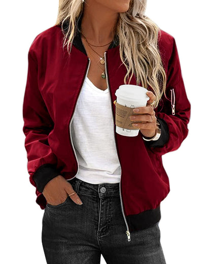 LM | Classic bomber jacket for women