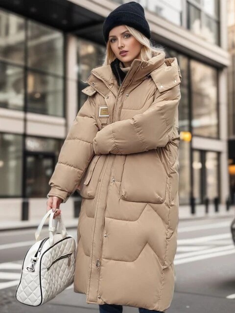 LM | extended puffed jacket