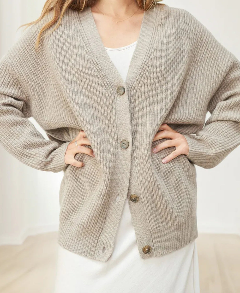 LM | Cashmere cocoon cardigan