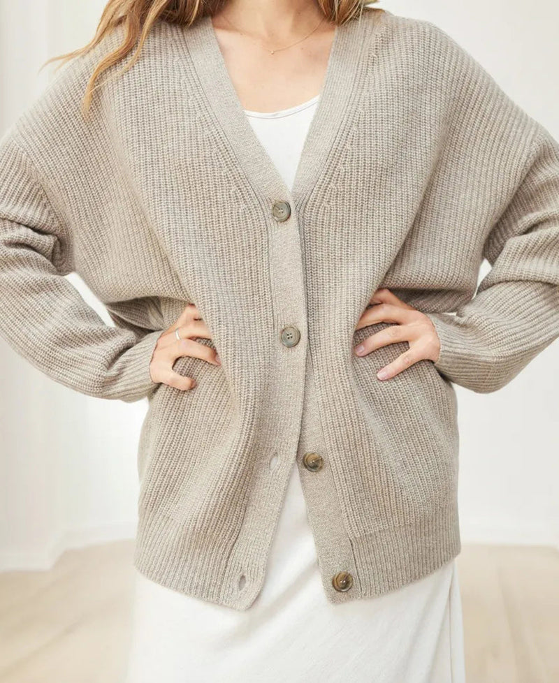 LM | Cashmere cocoon cardigan