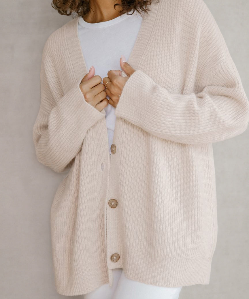 LM | Cashmere cocoon cardigan