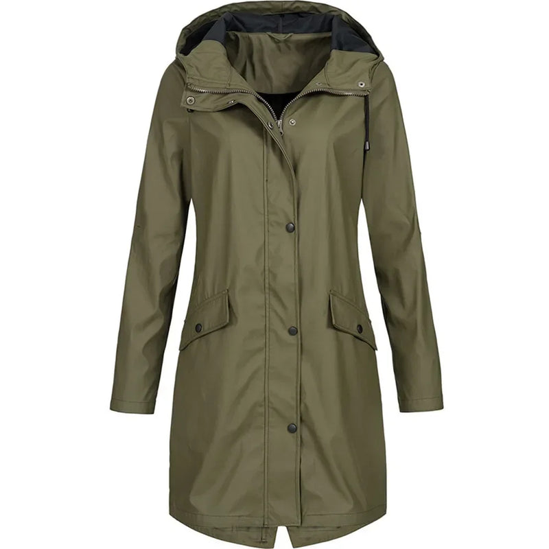 LM | Outdoor long waterproof jacket