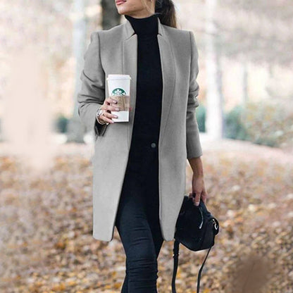LM | Tight knee-length jacket for women