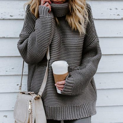 LM | Loose turtleneck sweater