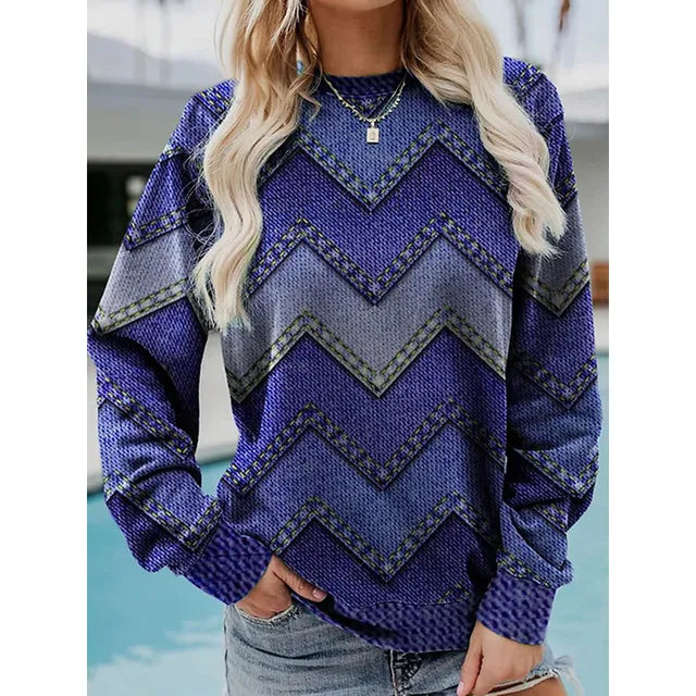 LM | Print Pullover Sweatshirt