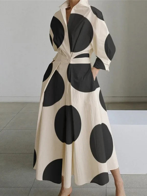 LM | Maxi dress with bold print