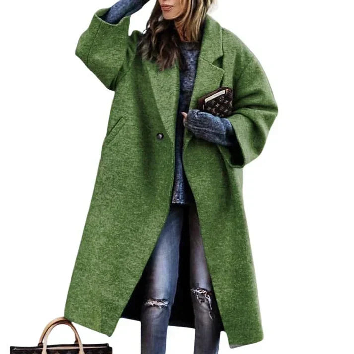 LM | long, warm wool coat in enchanting colors