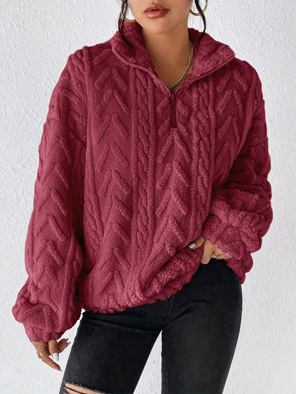 Gracefully Designed Pullover