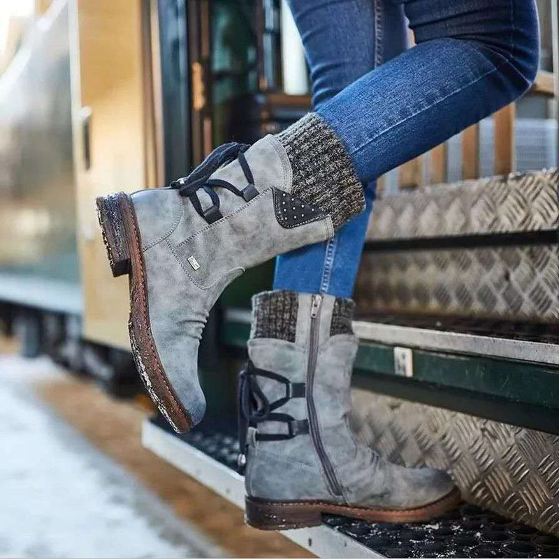 Classic Orthopedic Boots with Timeless Style