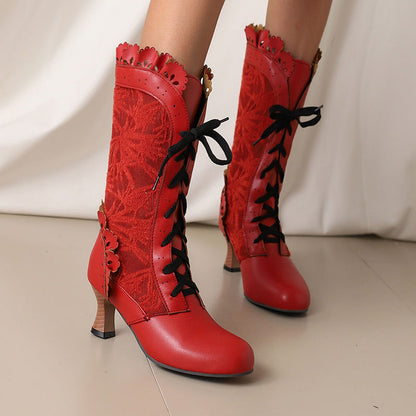 Vintage Inspired Orthopedic Boots
