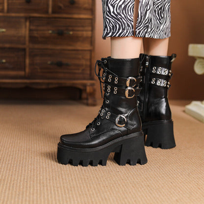 Chic Orthopedic Boots with Unique Design