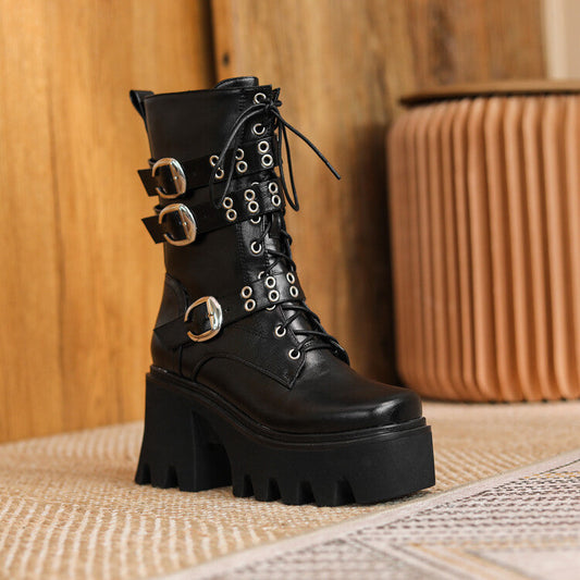 Chic Orthopedic Boots with Unique Design