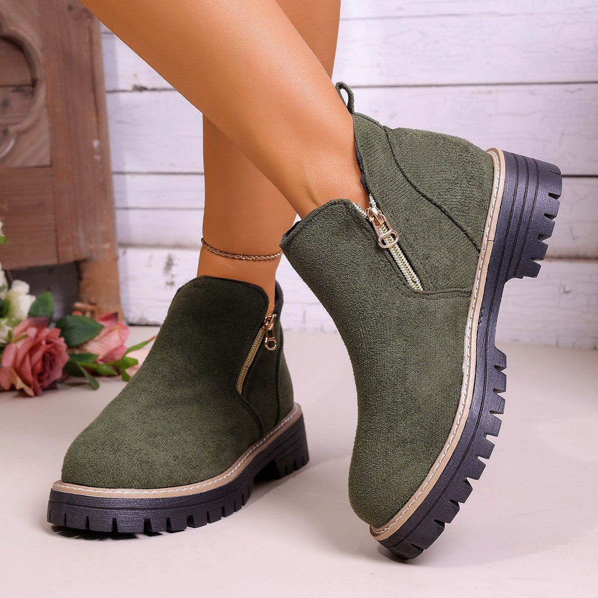 Vintage Inspired Orthopedic Boots