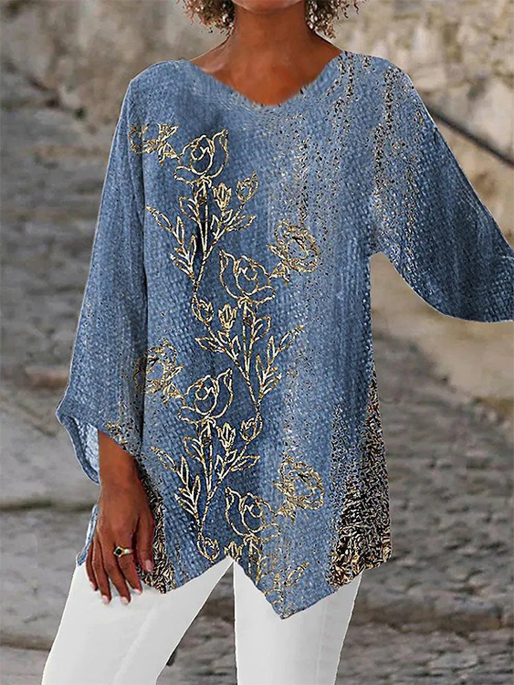LM | Simple and stylish winter blouse
