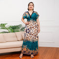 Leopardenmusterblau