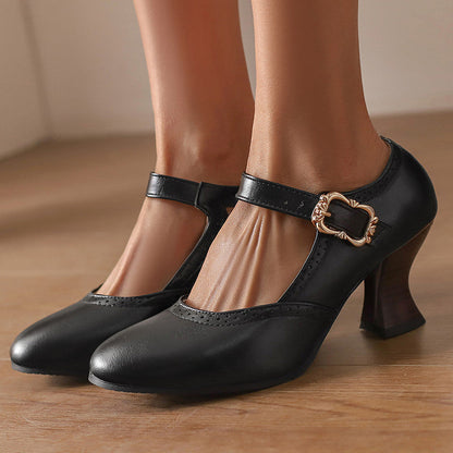 Classic Orthopedic Heels with Timeless Style
