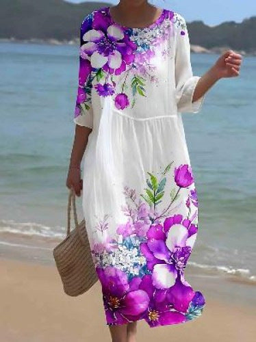 LM | Maxi dress with floral pattern