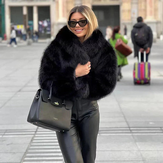 LM | Elegant fleece jacket for women