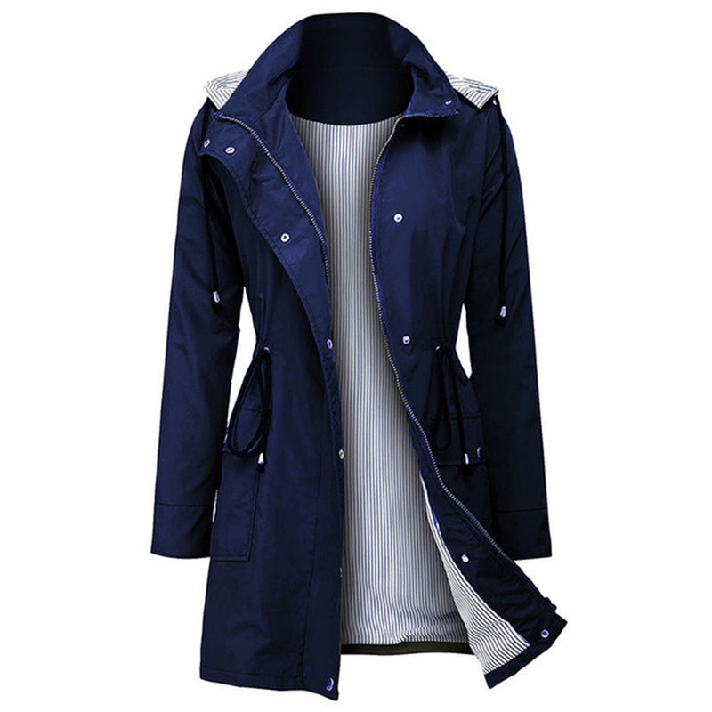 LM | Waterproof jacket with hood and buttons