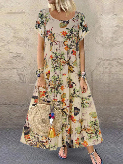 LM | Modern and fashionable summer dress