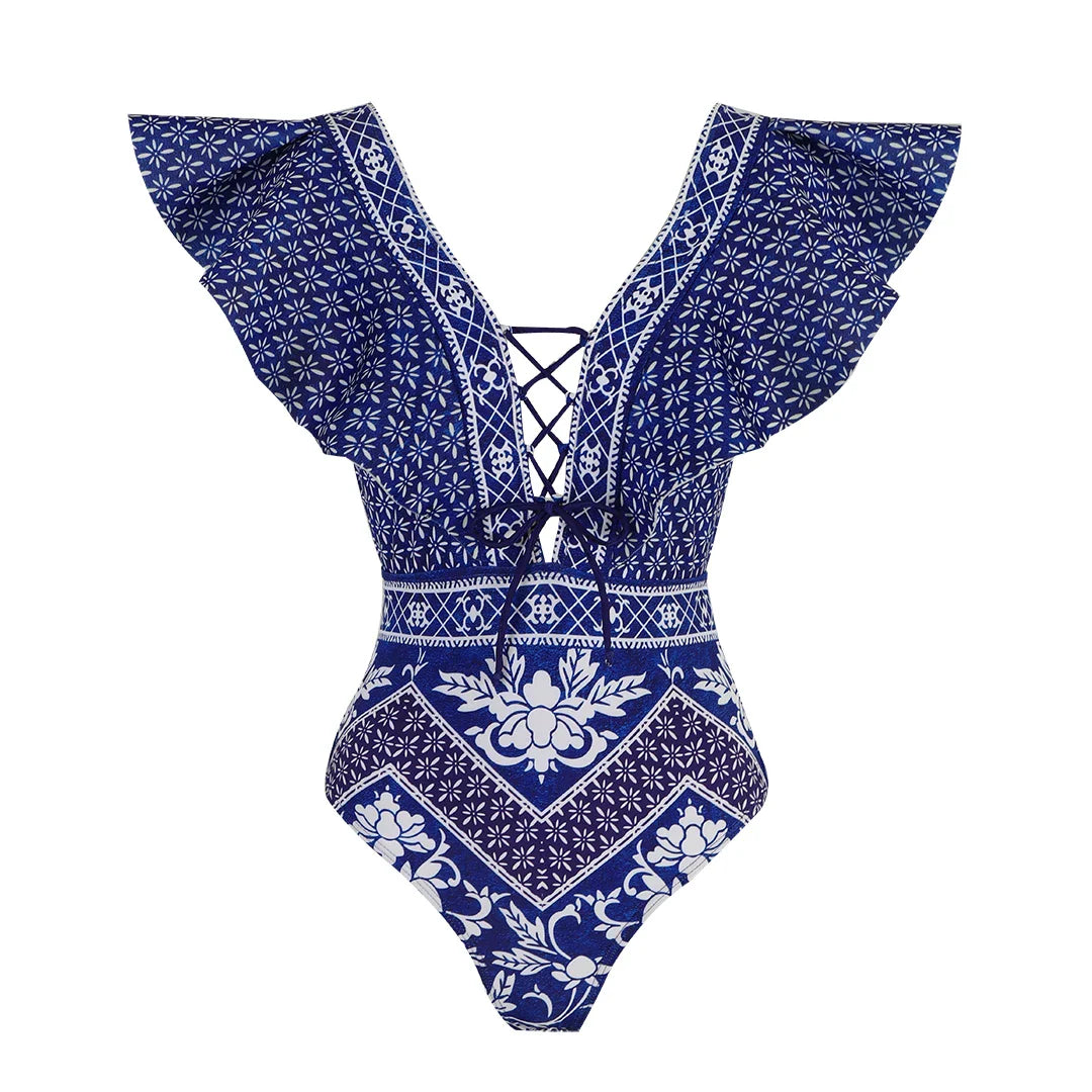 Inspired Bathing Suit With a Contemporary Edge