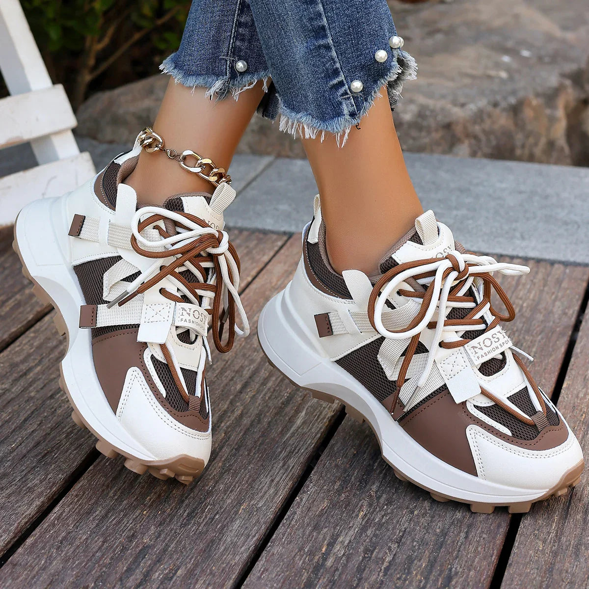 Sleek and Supportive Orthopedic Sneakers