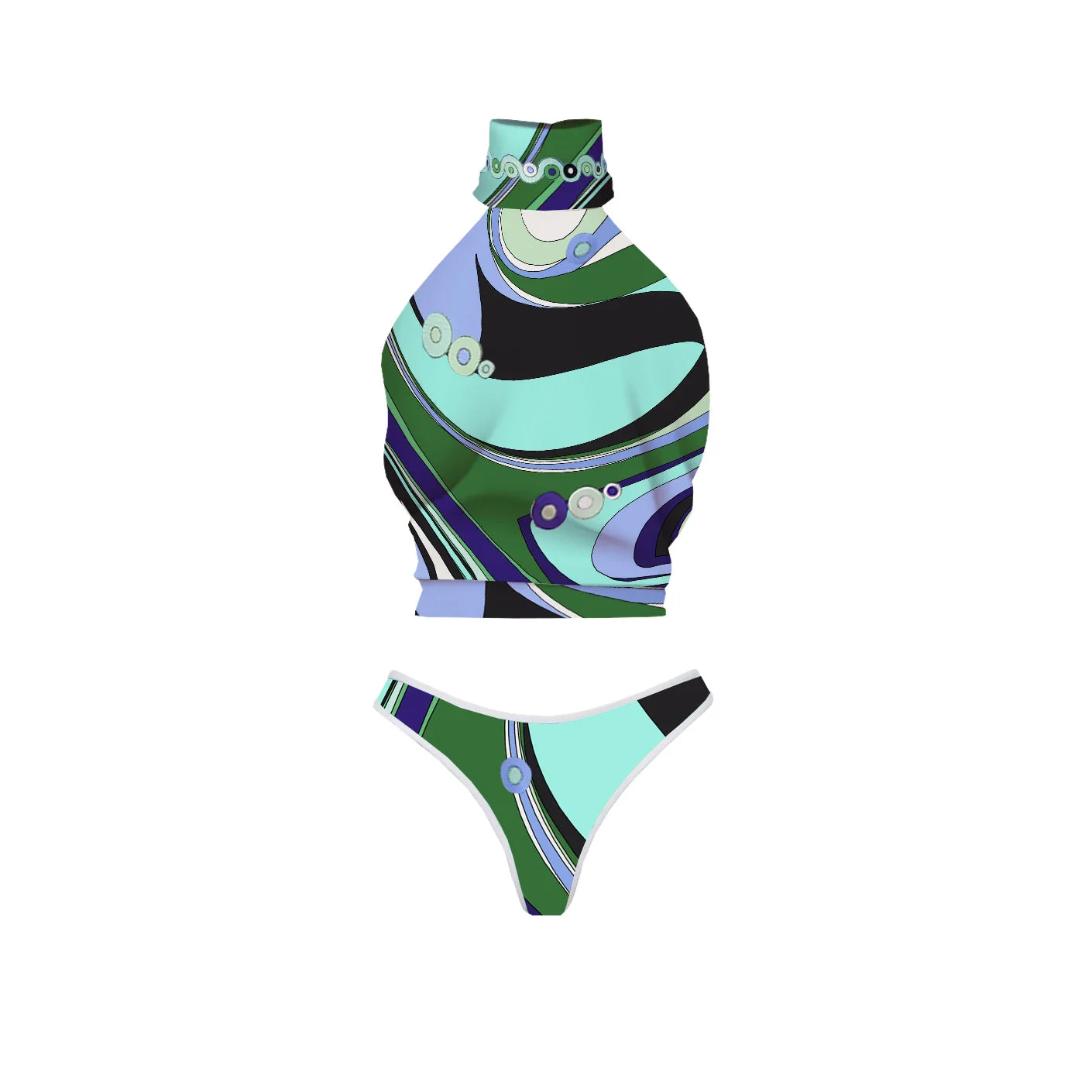 Inspired Bathing Suit With a Contemporary Edge