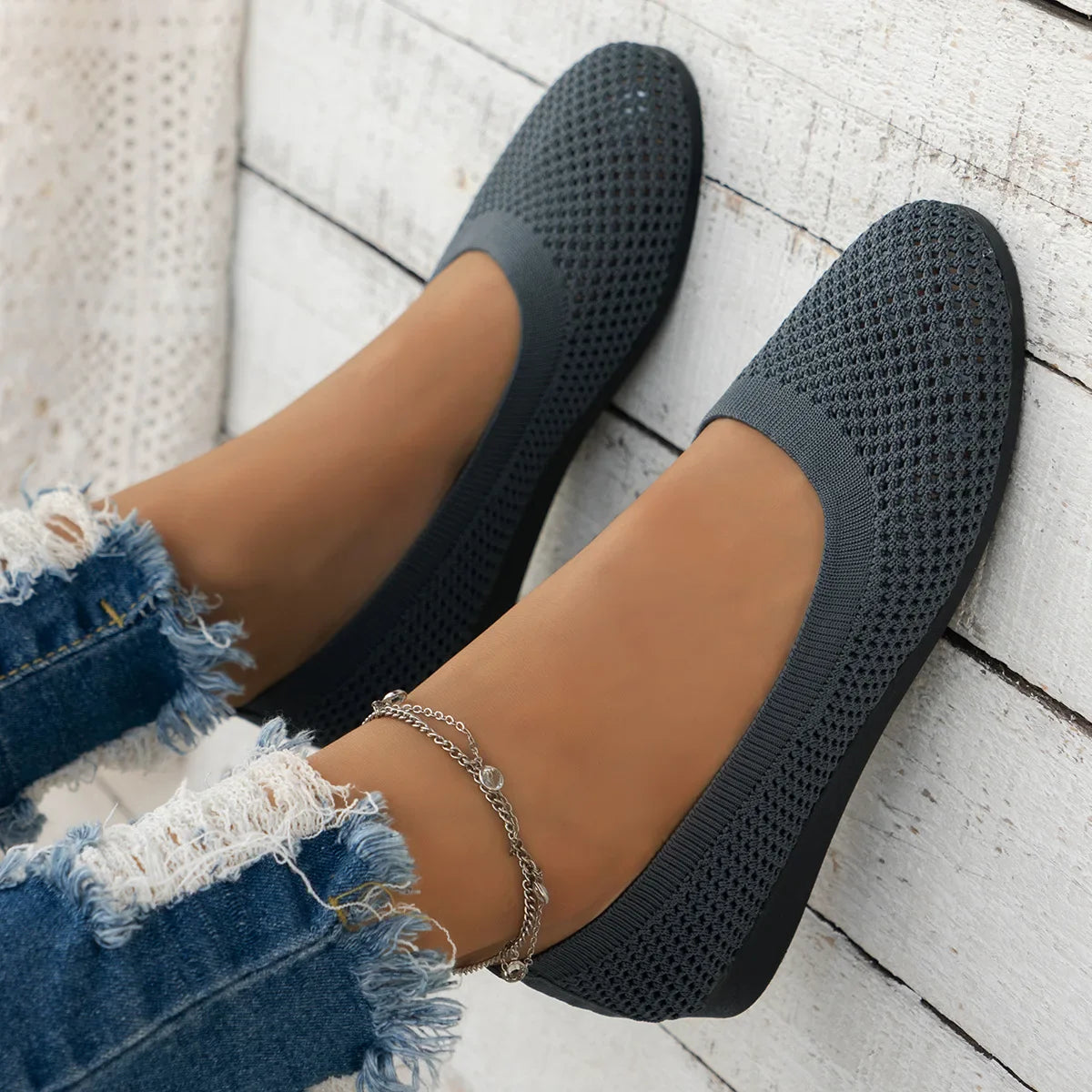 Sleek and Supportive Orthopedic Flats