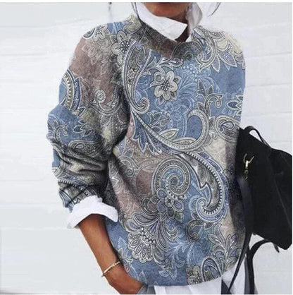 LM | Elegant sweater with print