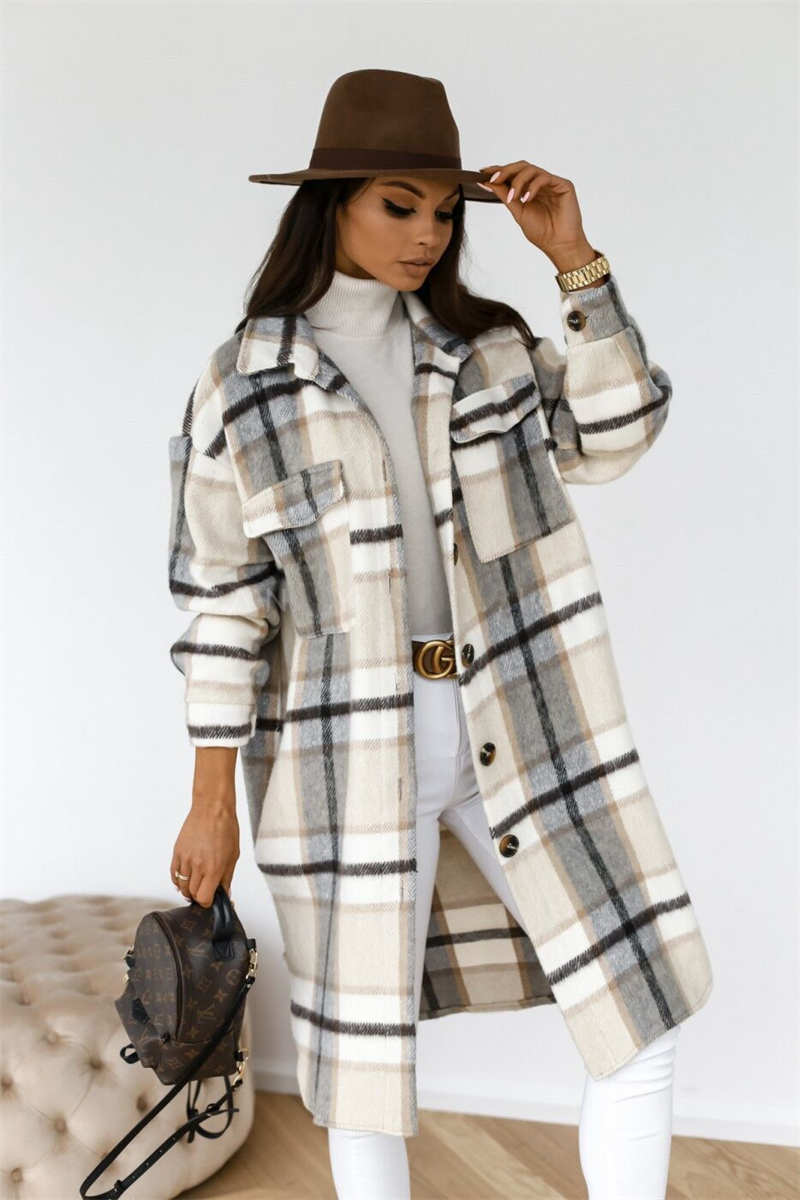 LM | Stylish plaid jacket