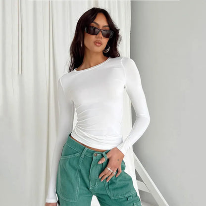 LM | Casual long-sleeved T-shirts for women