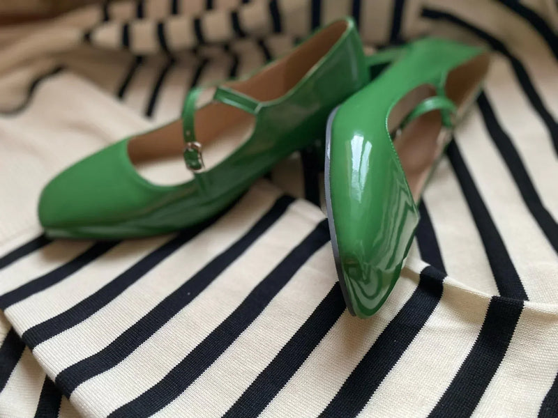 LM | Shoes with shiny block heel