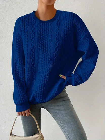 LM | Round neck sweatshirt with long sleeves