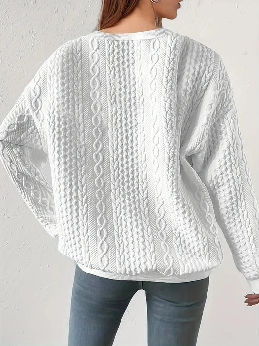LM | Round neck sweatshirt with long sleeves